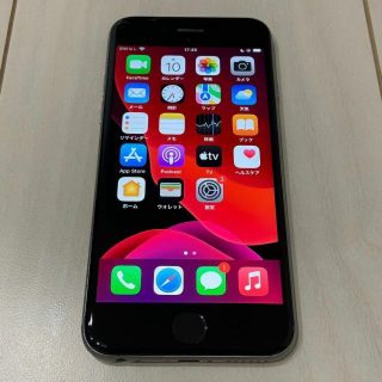iPhone6s Space Gray 64GB au（画面浮き）