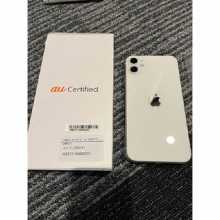 iPhone11 ホワイト 128G SIMフリー　Apple 美品