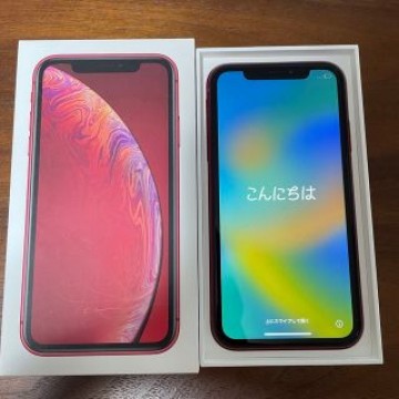 アップル iphonexr  b レッド　値下げ相談可