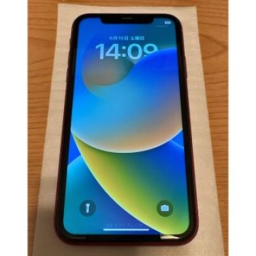 iPhone11 赤 128GB SIMフリー 美品