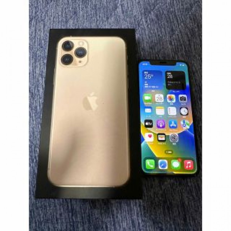 最終値下 iPhone 11 Pro ゴールド 512GB SIM解除済