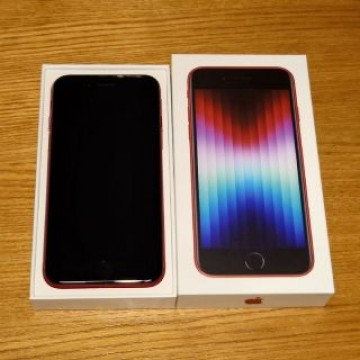 iphone SE 第3世代 赤 64GB au