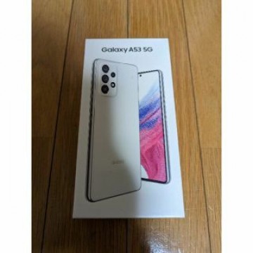 au galaxy A53 SCG15 ホワイト SIMフリー