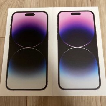 iphone14 pro max 256gb 紫 2台 ディープパープル