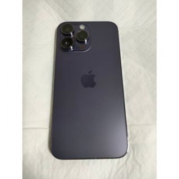 即日配送可　美品　iPhone14proMaxディープパープル1TB