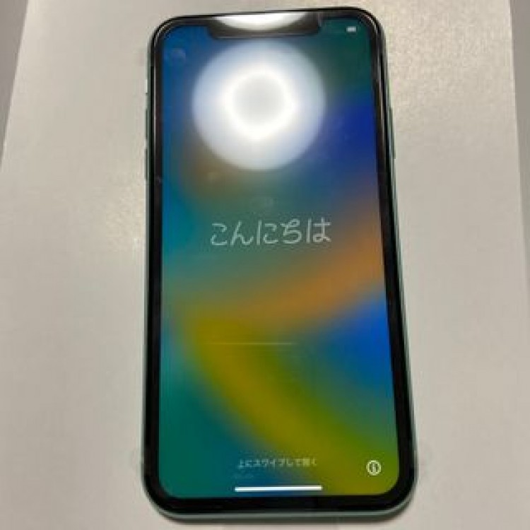 iPhone11 256GB グリーン　バッテリー100%