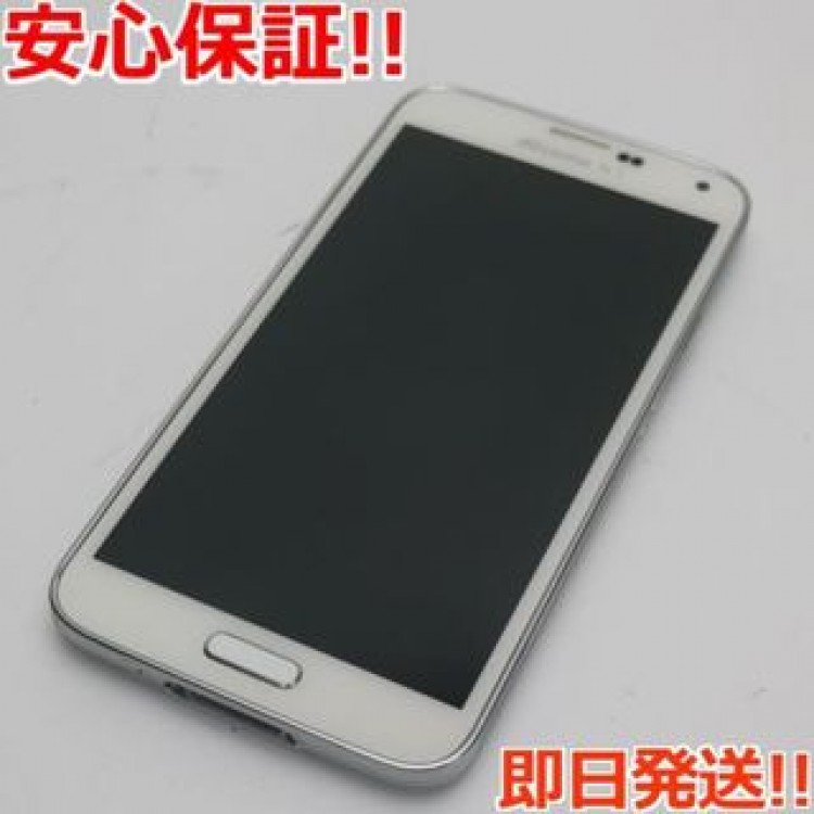 超美品 SC-04F GALAXY S5 シマリーホワイト