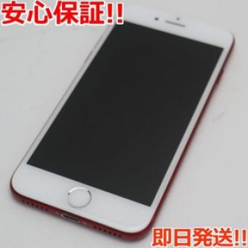 超美品 SIMフリー iPhone7 128GB レッド