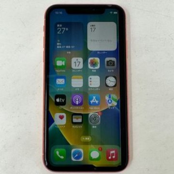 SIMフリー iPhone XR 128GB MT0T2J/A コーラル 現状