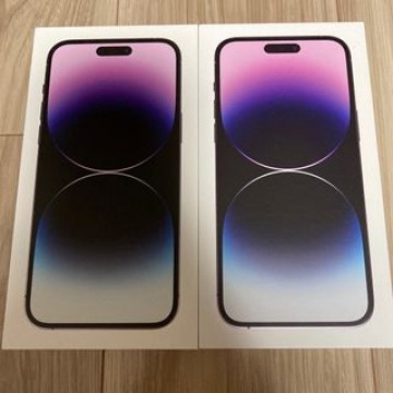 iphone14 pro max 128gb 紫 2台 ディープパープル