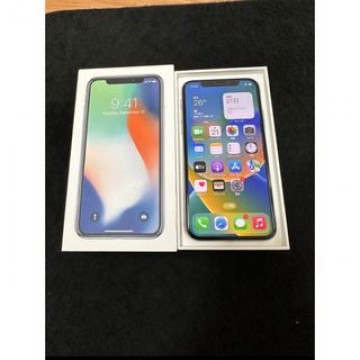 iPhone X 256GB silver simフリー  判定○