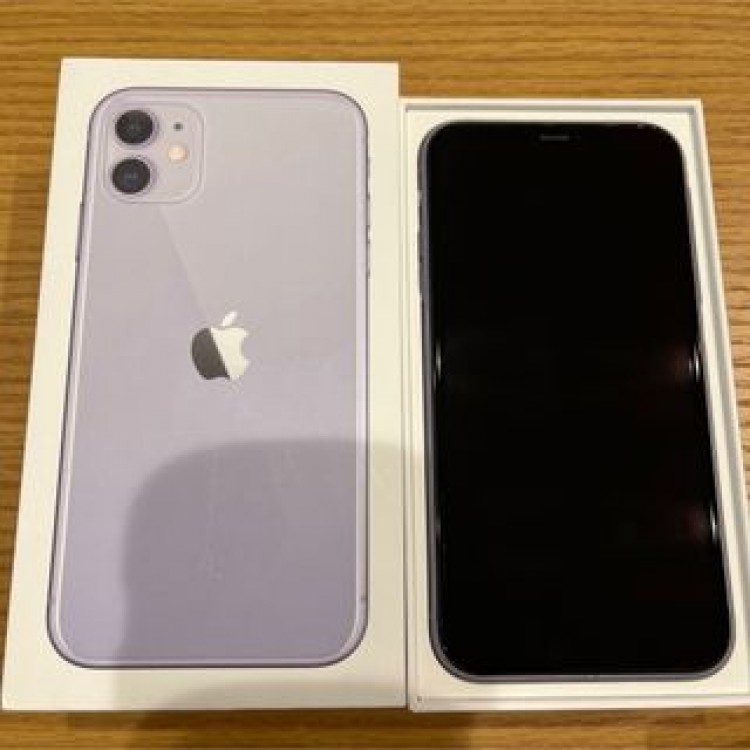 (美品)アップル iPhone11 64GB パープル