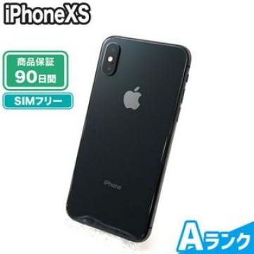 iPhoneXS 256GB スペースグレイ SIMフリー 中古 Aランク 本体【エコたん】