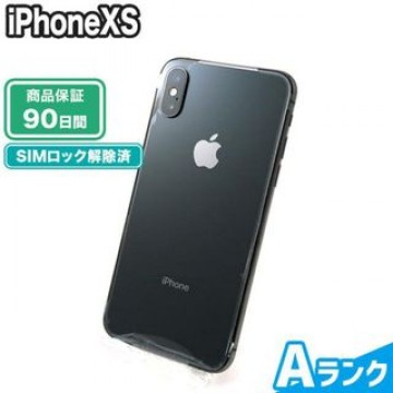 iPhoneXS 256GB スペースグレイ au 中古 Aランク 本体【エコたん】