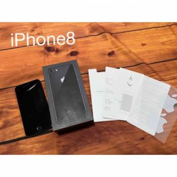 iPhone8 Space Gray 64GB SIMフリー 本体 箱付き