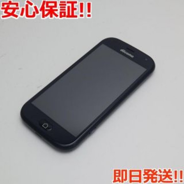 超美品 F-42A らくらくスマートフォン ネイビー