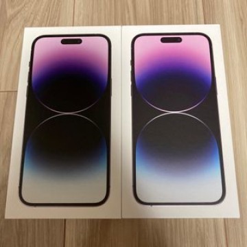iphone14 pro max 128gb 紫 2台 ディープパープル