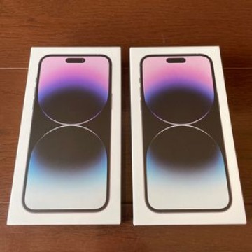 iphone14 pro max 128gb 紫 2台 ディープパープル 未開封