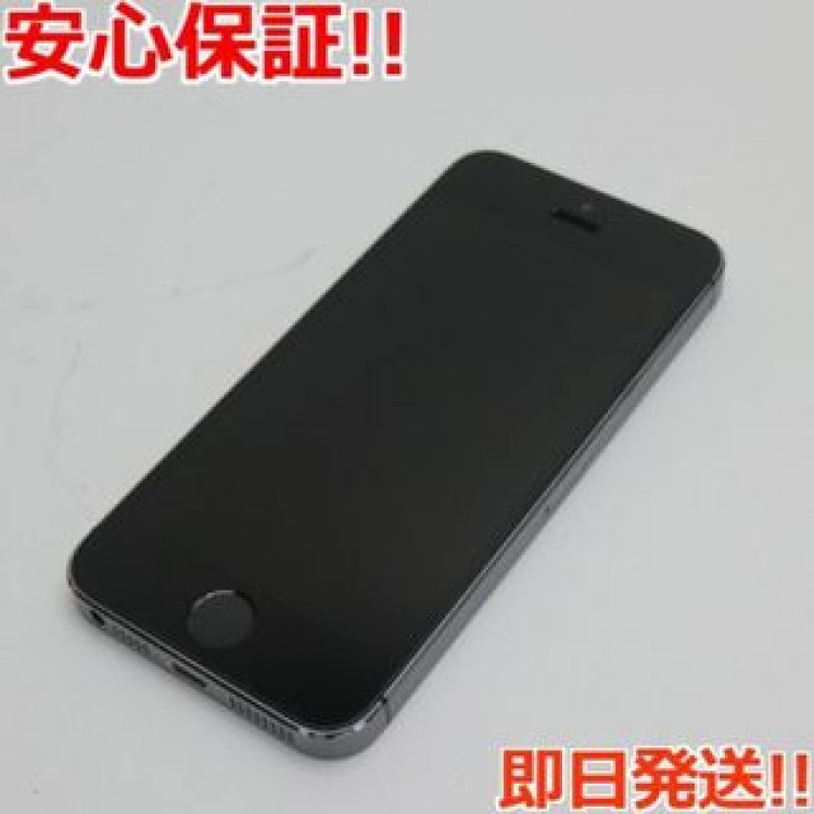 超美品 au iPhone5s 64GB グレー ブラック