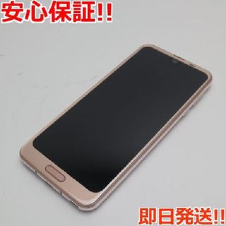 新品同様 706SH AQUOS R2 ピンクゴールド  SIMロック解除済み