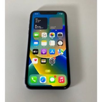 iPhone11 64GB au パープル simフリー 中古 ジャンク