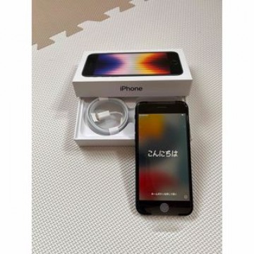 iPhone SE3 64GB ミッドナイト 黒 未使用品