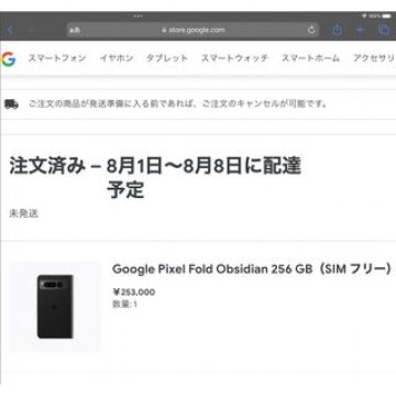 【新品未使用】Google pixel fold オブシリアン　＋おまけ多数