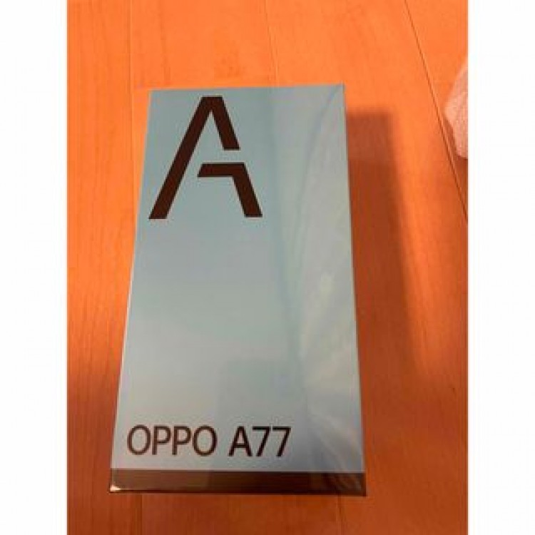 OPPO A77 SIMフリー ブラック　