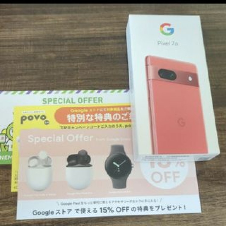 【新品未開封】google pixel 7a coral