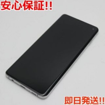 超美品 SCV41 Galaxy S10 プリズムホワイト SIMロック解除済