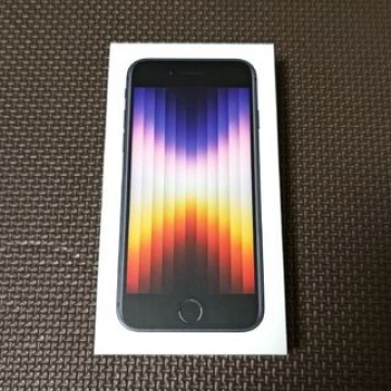 【未使用品】 iphone SE 第3世代 64GB 国内版 ミッドナイト