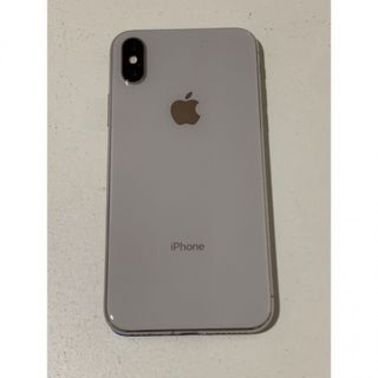 iPhone X シルバー　64GB au SIMフリー　バッテリー85%