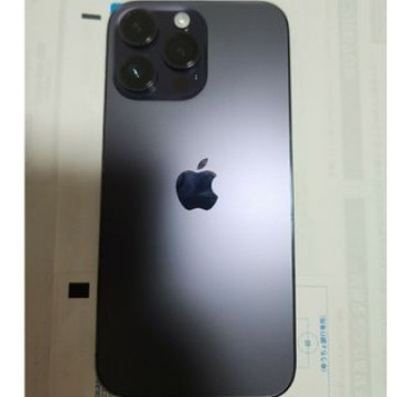 極美品　iPhone14プロマックス　128ギガ　パープル　ストア国内版