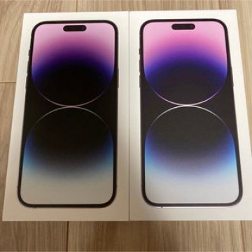 iphone14 pro max 128gb 紫 2台 ディープパープル