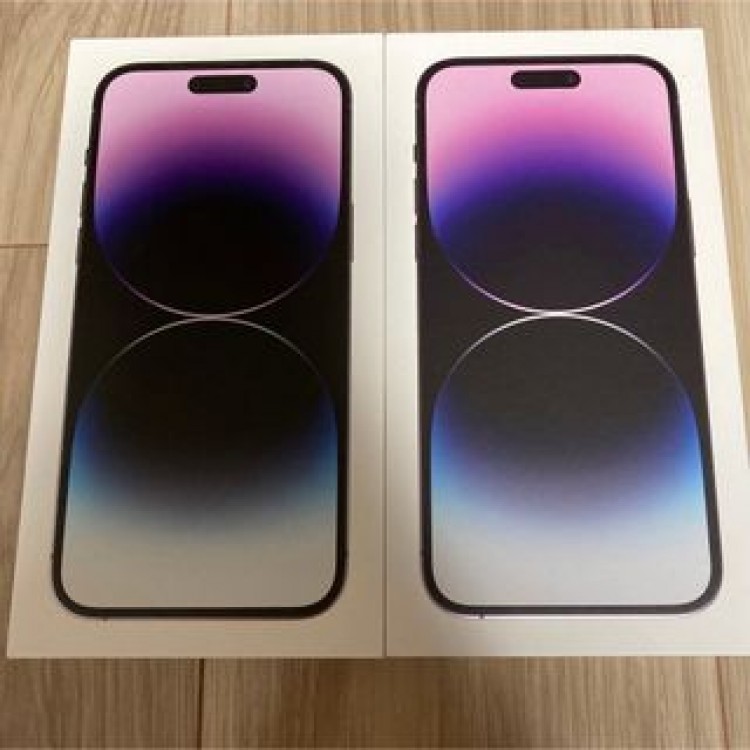iphone14 pro max 128gb 紫 2台 ディープパープル