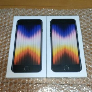 2台セット 新品 iPhone SE 第3世代 128GB Midnight