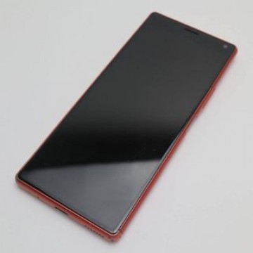 良品中古 SOV42 オレンジ スマホ 白ロム