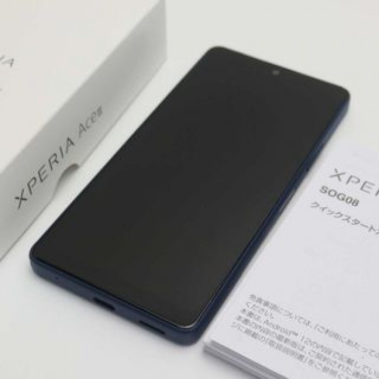 超美品 Xperia Ace III SOG08 ブルー