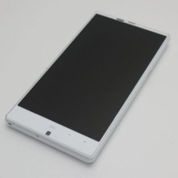 新品同様 au SHL25 AQUOS SERIE ホワイト 白ロム