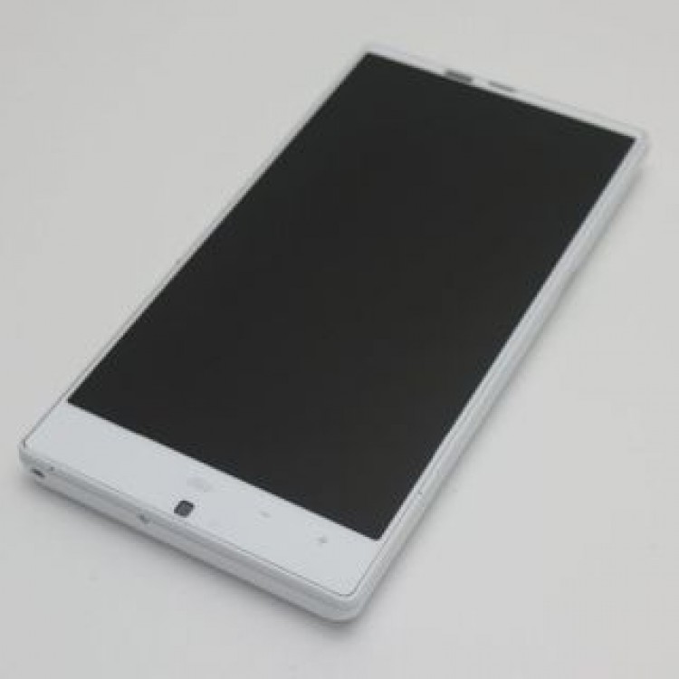 新品同様 au SHL25 AQUOS SERIE ホワイト 白ロム