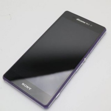 新品同様 SO-03F Xperia Z2 パープル 白ロム