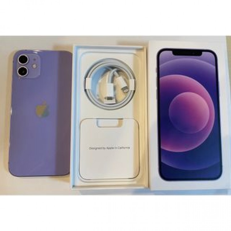 【美品】アップル iPhone12 64GB パープル