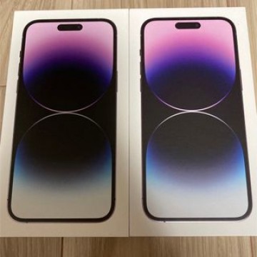 iphone14 pro max 128gb 紫 2台 ディープパープル