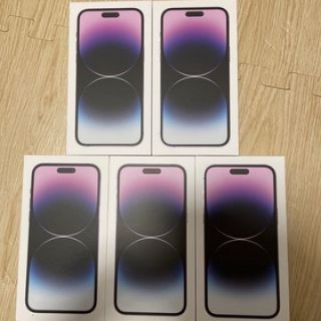 新品未開封　iPhone14 Pro  Max 256gb パープル　5台