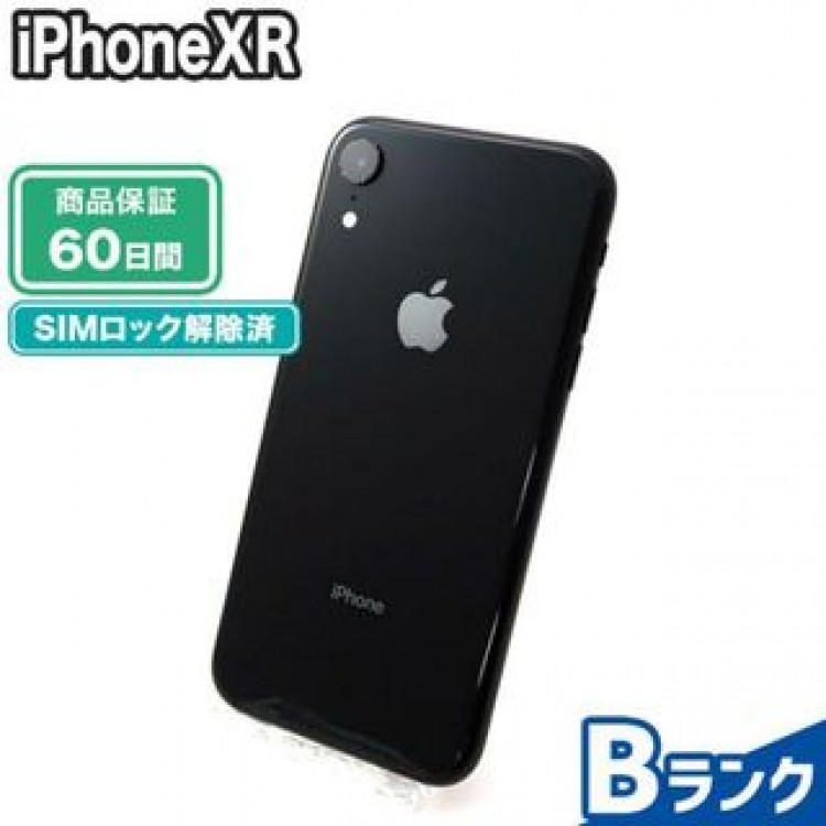 iPhoneXR 128GB ブラック docomo 中古 Bランク 本体【エコたん】