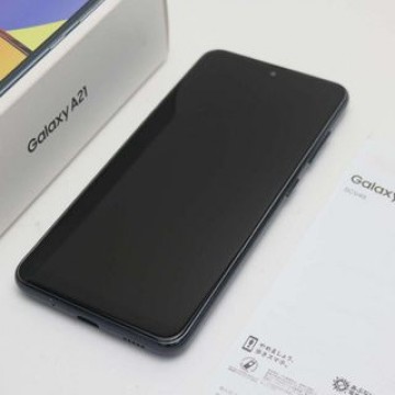 超美品 Galaxy A21 シンプル SCV49 ブラック