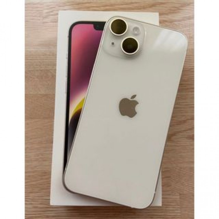 超美品/ iPhone 14 スターライト128GB バッテリー90%