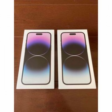 iphone14 pro max 128gb 紫 2台 ディープパープル 未開封