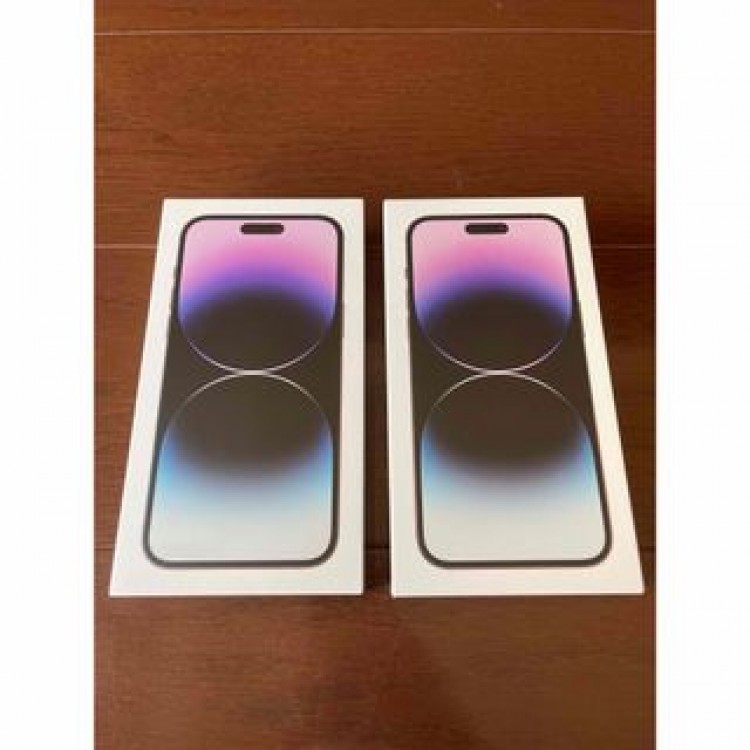 iphone14 pro max 128gb 紫 2台 ディープパープル 未開封