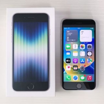 バッテリー100% iPhone SE 第3世代 SE3 64GB SIMフリー